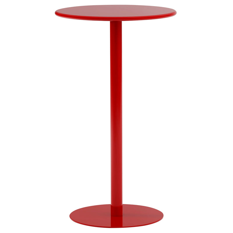 Modem & Contemporary Metal Round Bar Wine Table for Living Room