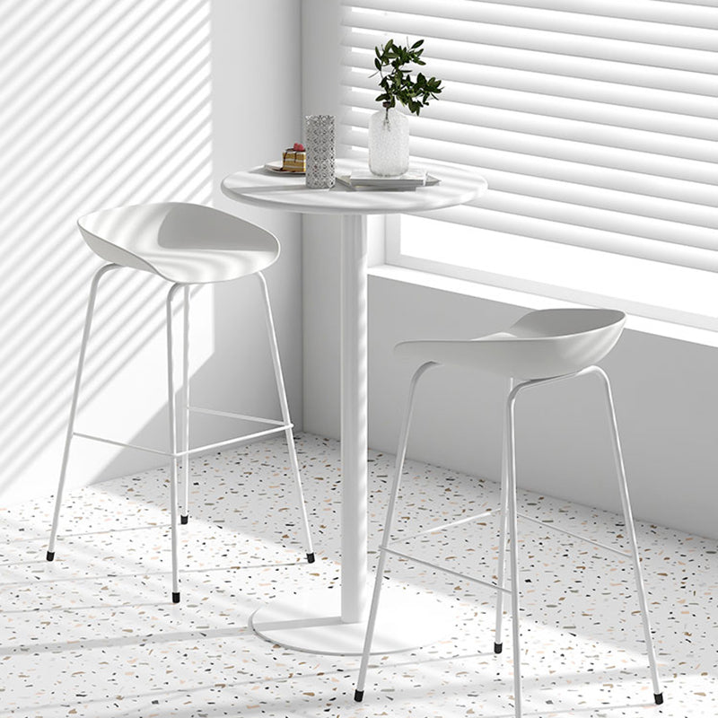 Modem & Contemporary Metal Round Bar Wine Table for Living Room