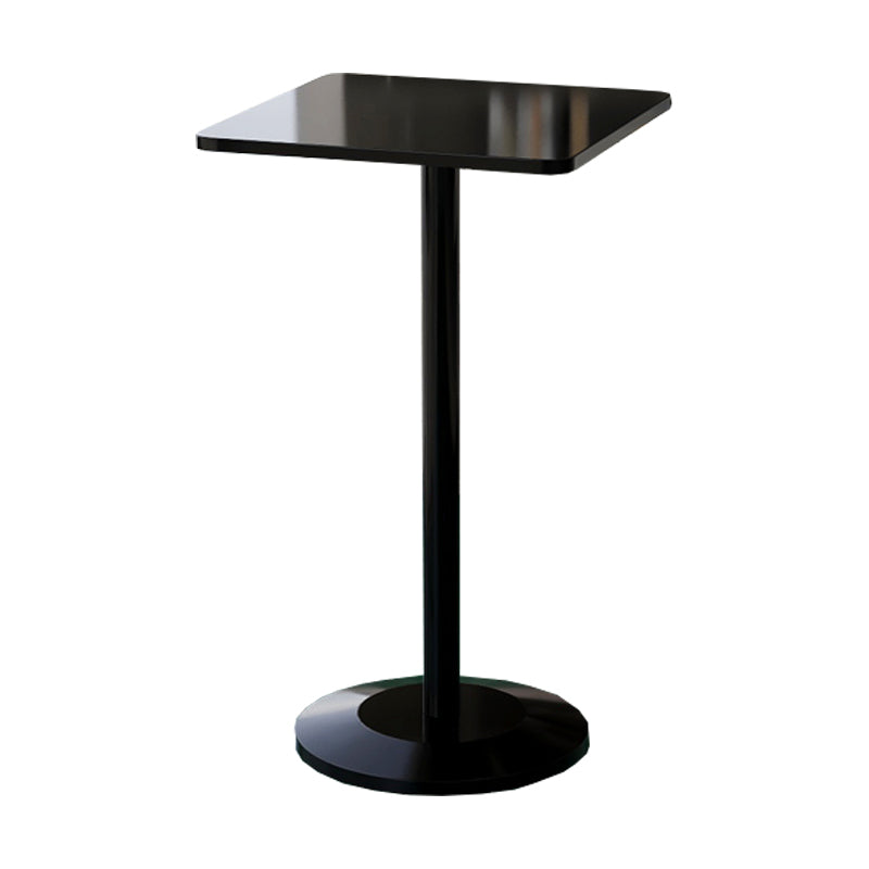 Modem & Contemporary Metal Round Bar Wine Table for Living Room