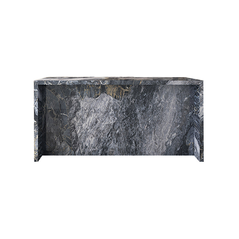 Modern Style Stone Rectangle Bar Wine Table Table for Living Room