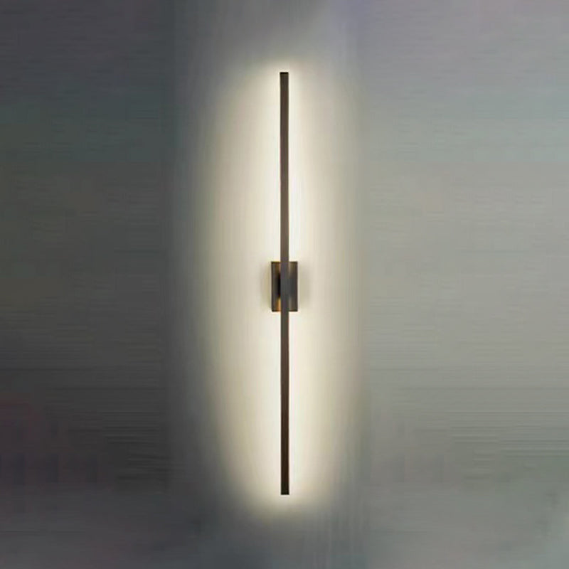 Contemporary LED Wall Light with Acrylic Shade for Living Room