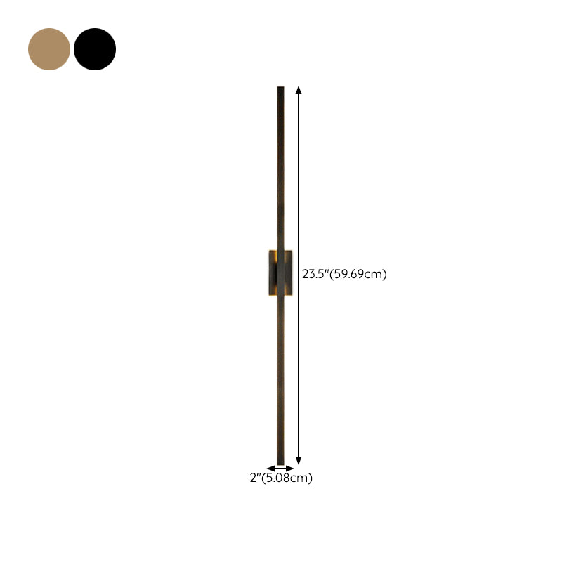 Contemporary LED Wall Light with Acrylic Shade for Living Room