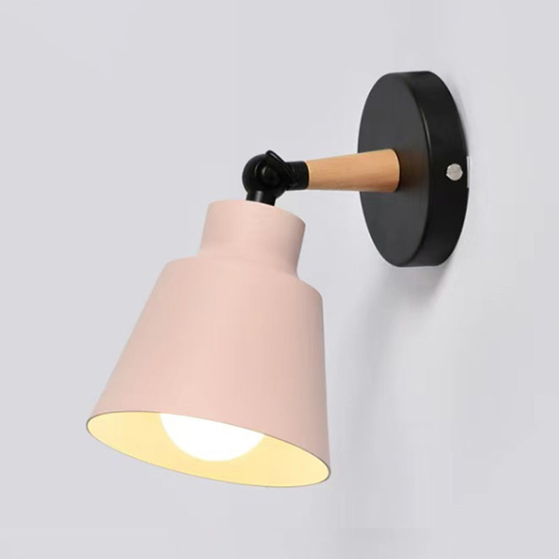 Metal Geometric Simplicity 1 Light Wall Lighting Fixtures for Bedroom