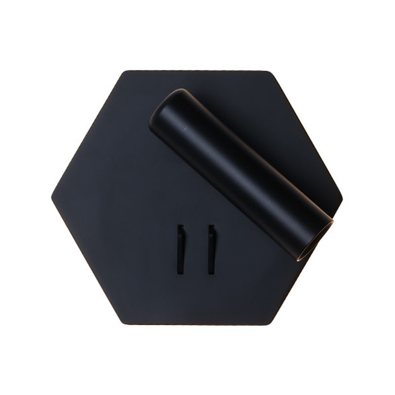 Contemporary LED Adjustable Wall Light with Acrylic Shade for Living Room