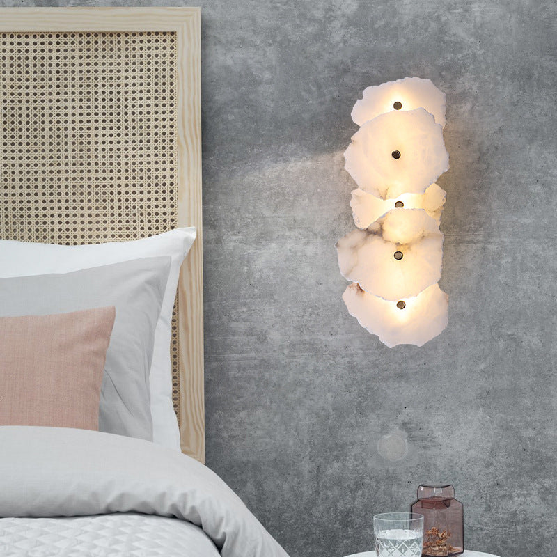 1/2/3/5/7/9-Light White Contemporary Shaded LED Metallic Wall Mounted for Bedroom