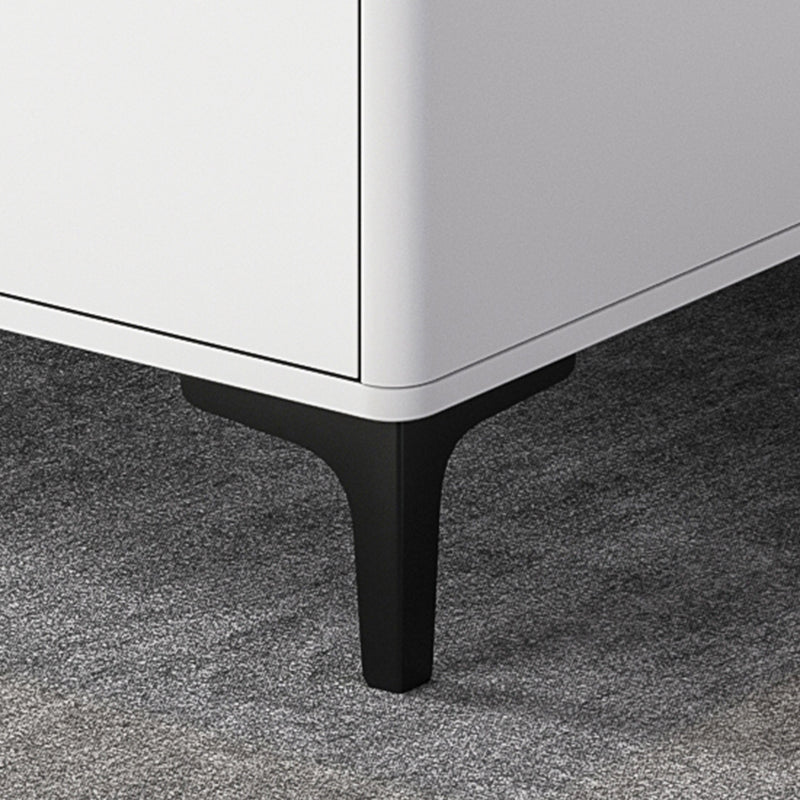 4 Legs Coffee Cocktail Table with 4 Storage Drawers Slate Top