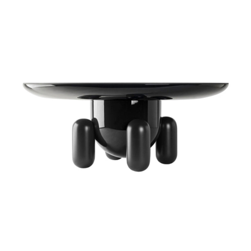 Scandinavian Round Coffee Table Abstract Base Cocktail Table