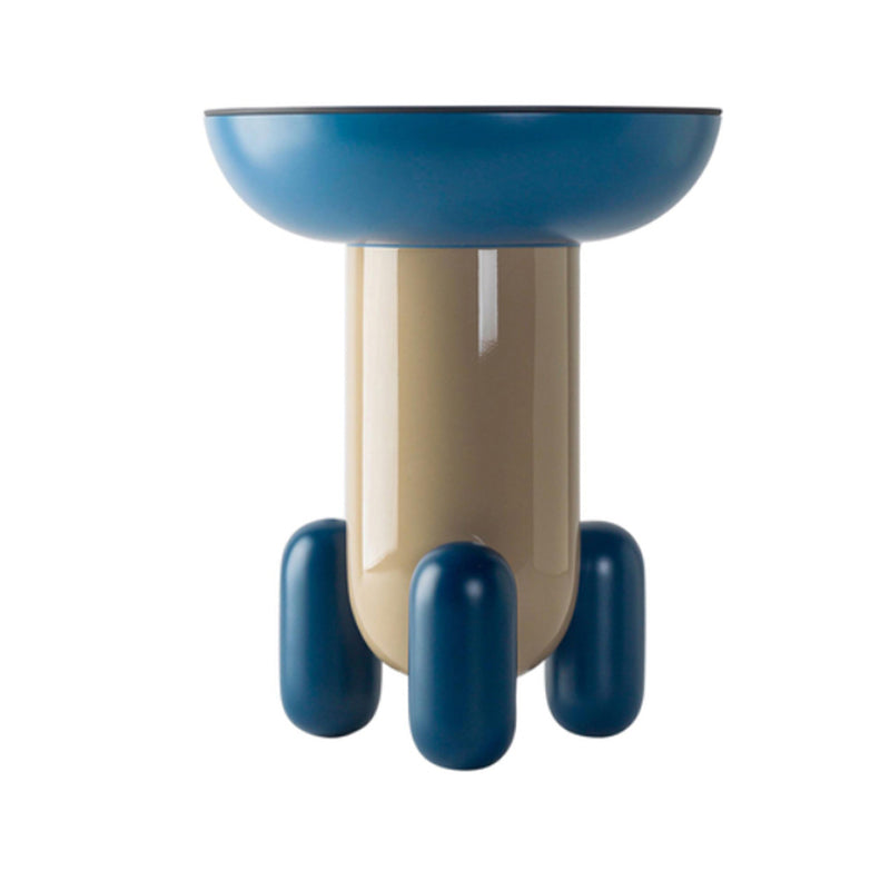 Scandinavian Round Coffee Table Abstract Base Cocktail Table