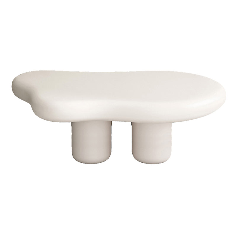 Modern 4 Legs Cocktail Table Glam Wooden Geometric Coffee Table