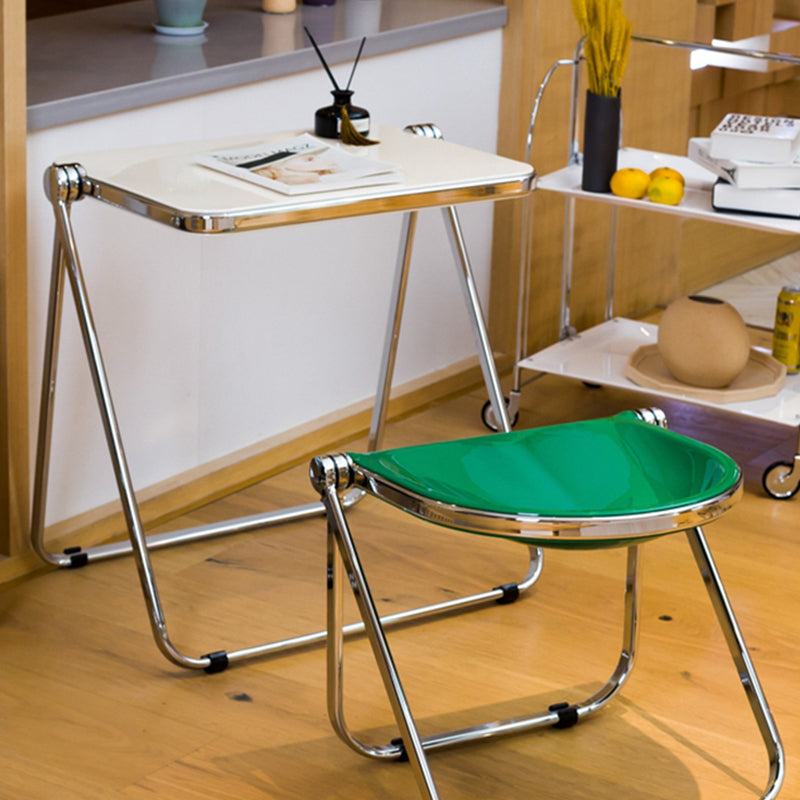 Modern Style Dining Chair Plastic Folding Side Chair for Dining Room