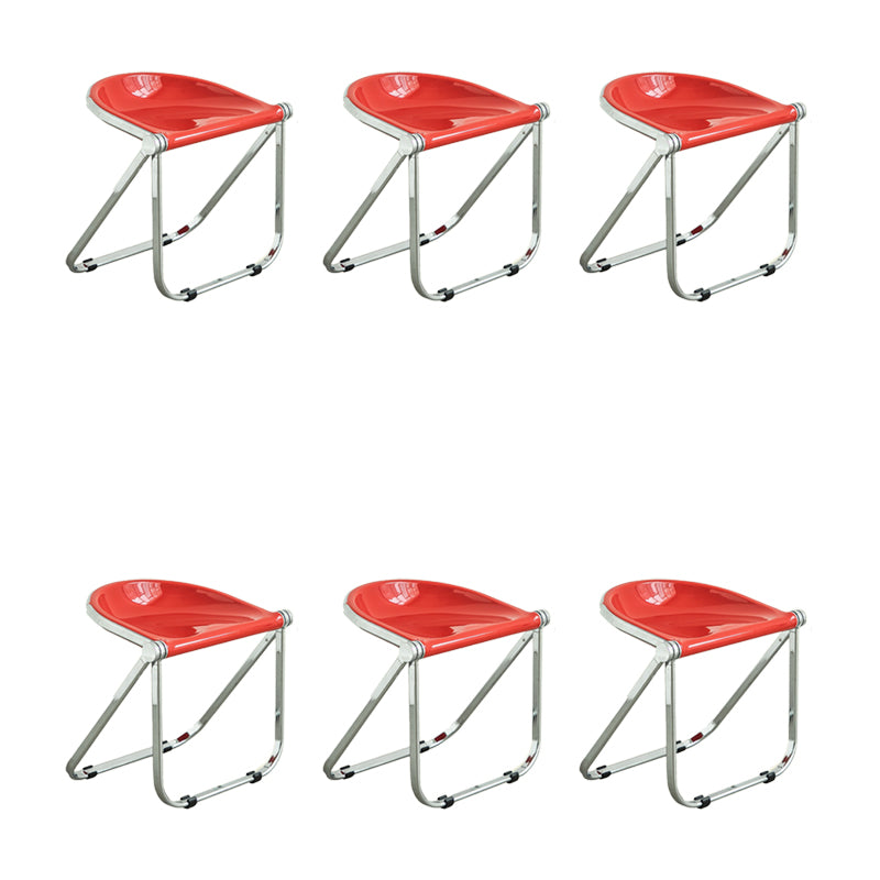 Modern Style Dining Chair Plastic Folding Side Chair for Dining Room
