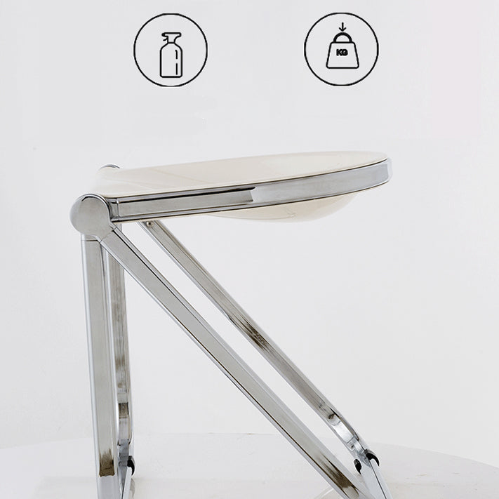Modern Style Dining Chair Plastic Folding Side Chair for Dining Room