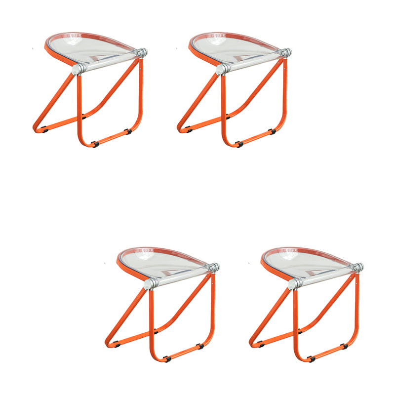 Modern Style Dining Chair Plastic Folding Side Chair for Dining Room