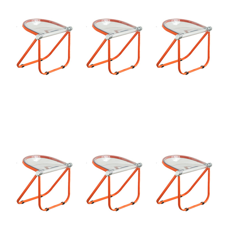 Modern Style Dining Chair Plastic Folding Side Chair for Dining Room