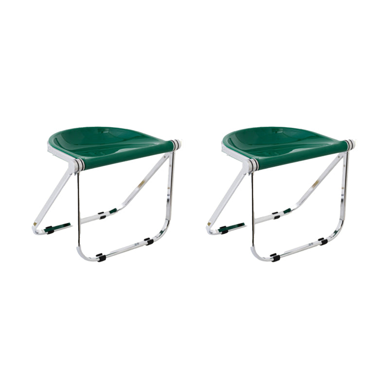 Modern Style Dining Chair Plastic Folding Side Chair for Dining Room