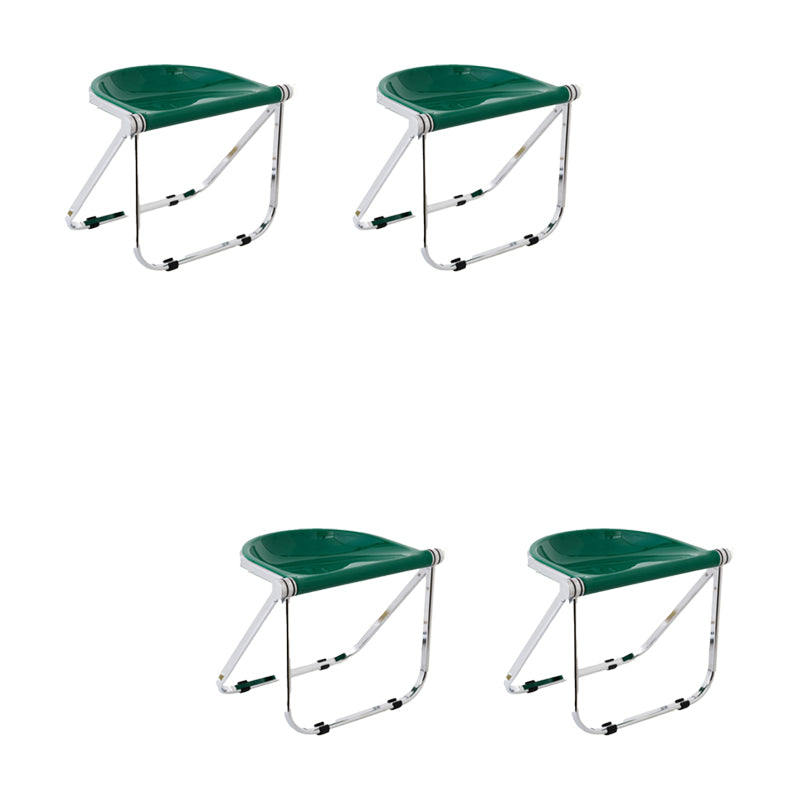 Modern Style Dining Chair Plastic Folding Side Chair for Dining Room