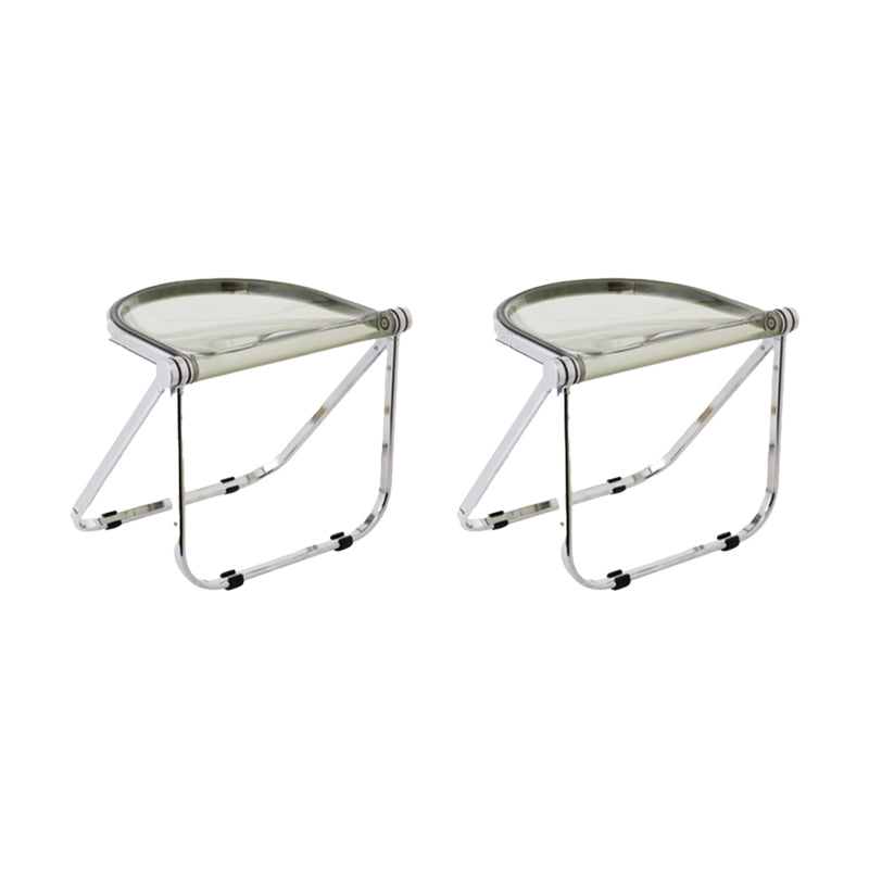 Modern Style Dining Chair Plastic Folding Side Chair for Dining Room