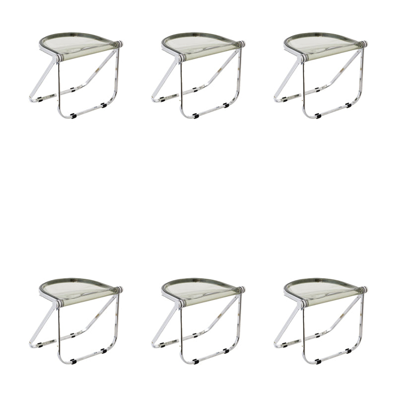 Modern Style Dining Chair Plastic Folding Side Chair for Dining Room