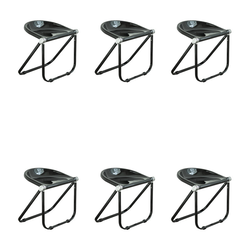 Modern Style Dining Chair Plastic Folding Side Chair for Dining Room