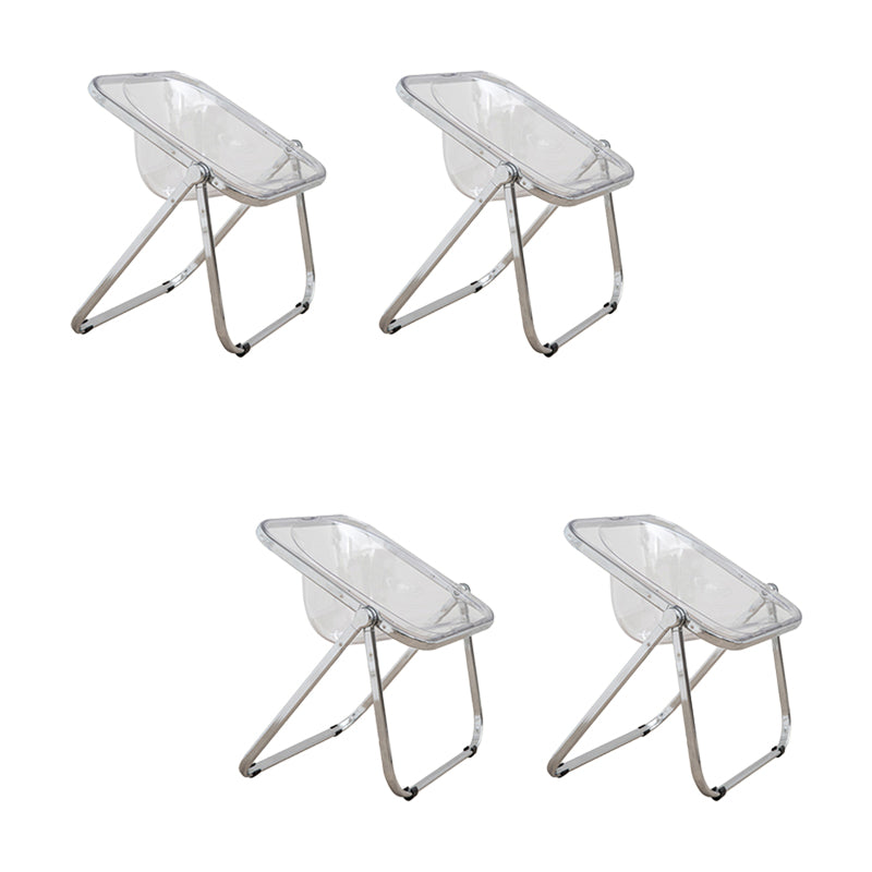 Modern Style Dining Chair Plastic Folding Side Chair for Dining Room