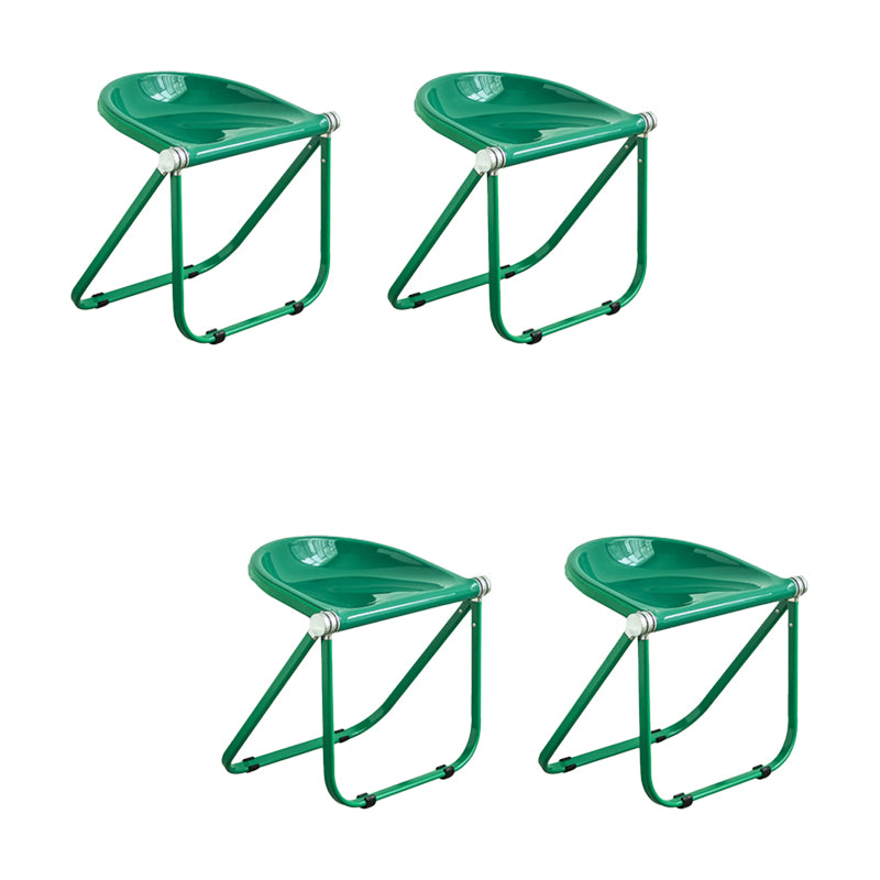 Modern Style Dining Chair Plastic Folding Side Chair for Dining Room