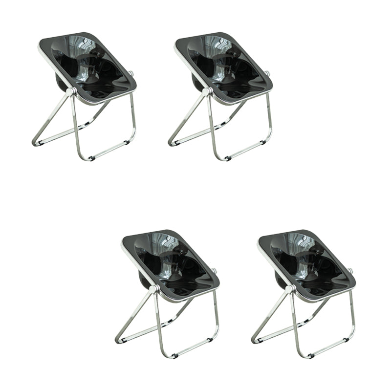 Modern Style Dining Chair Plastic Folding Side Chair for Dining Room