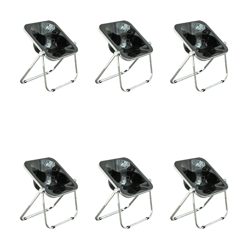 Modern Style Dining Chair Plastic Folding Side Chair for Dining Room
