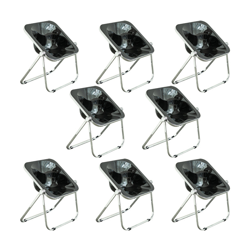Modern Style Dining Chair Plastic Folding Side Chair for Dining Room