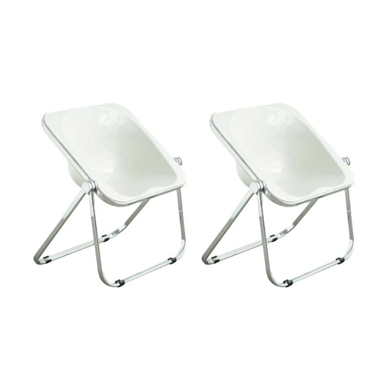 Modern Style Dining Chair Plastic Folding Side Chair for Dining Room