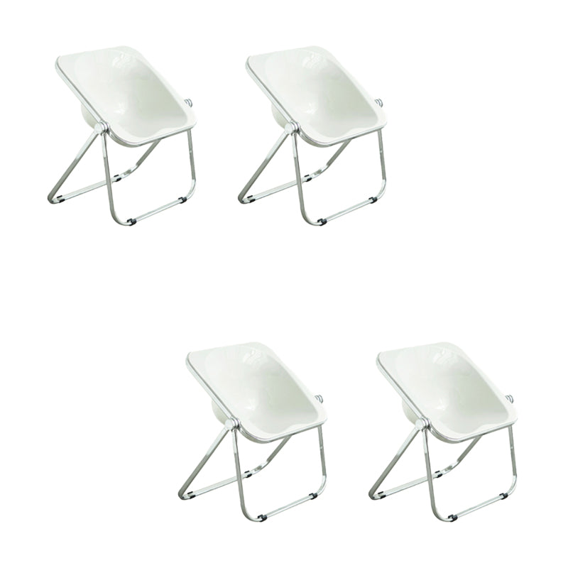 Modern Style Dining Chair Plastic Folding Side Chair for Dining Room