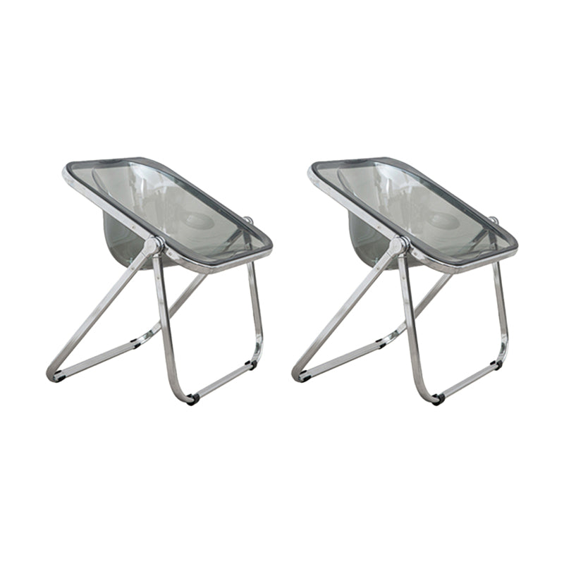 Modern Style Dining Chair Plastic Folding Side Chair for Dining Room
