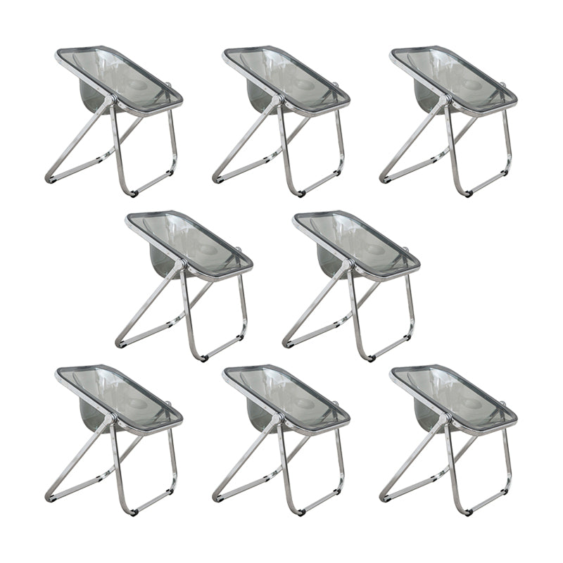 Modern Style Dining Chair Plastic Folding Side Chair for Dining Room