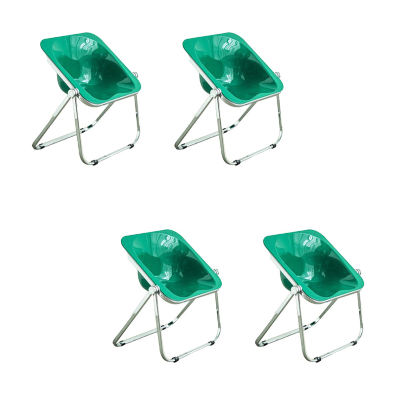 Modern Style Dining Chair Plastic Folding Side Chair for Dining Room