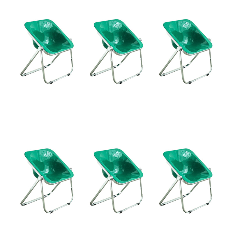 Modern Style Dining Chair Plastic Folding Side Chair for Dining Room