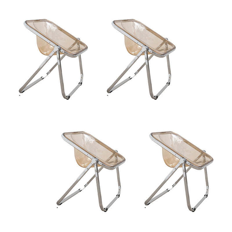 Modern Style Dining Chair Plastic Folding Side Chair for Dining Room