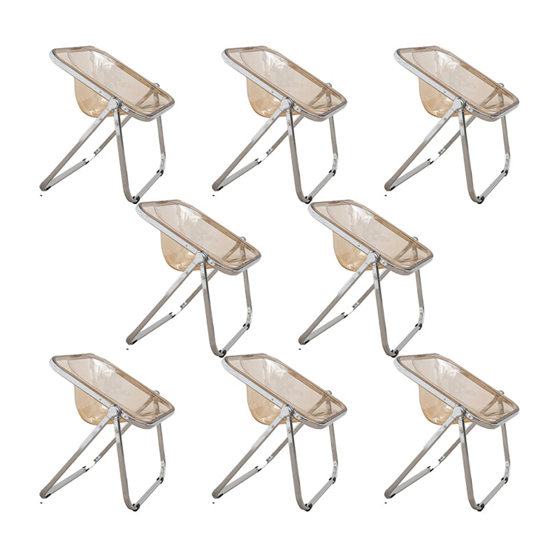 Modern Style Dining Chair Plastic Folding Side Chair for Dining Room