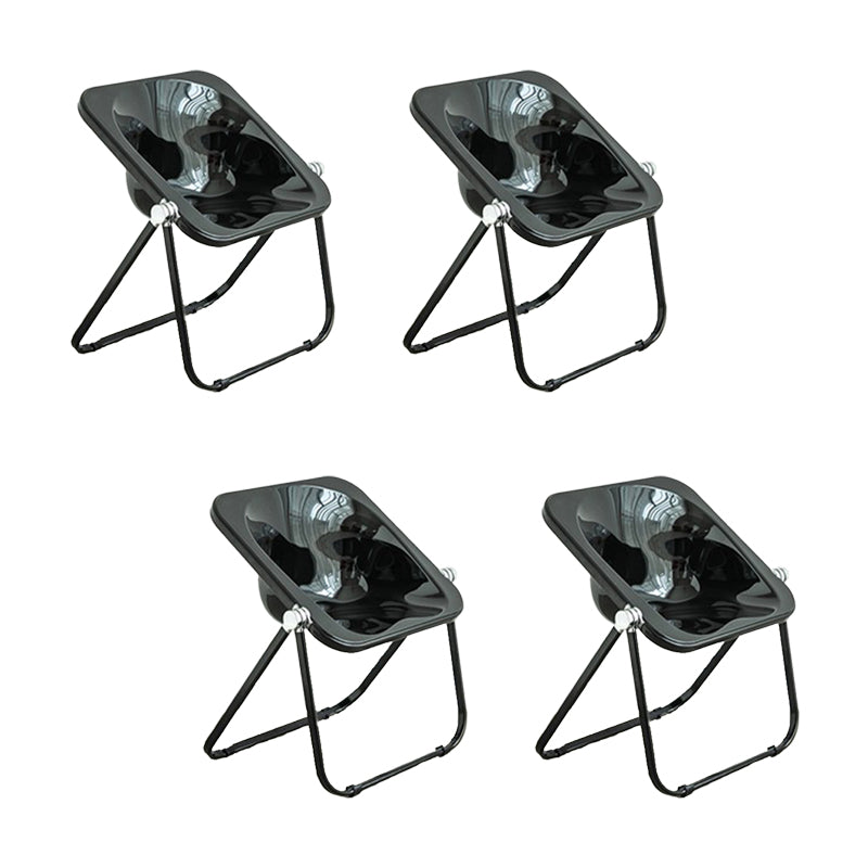 Modern Style Dining Chair Plastic Folding Side Chair for Dining Room