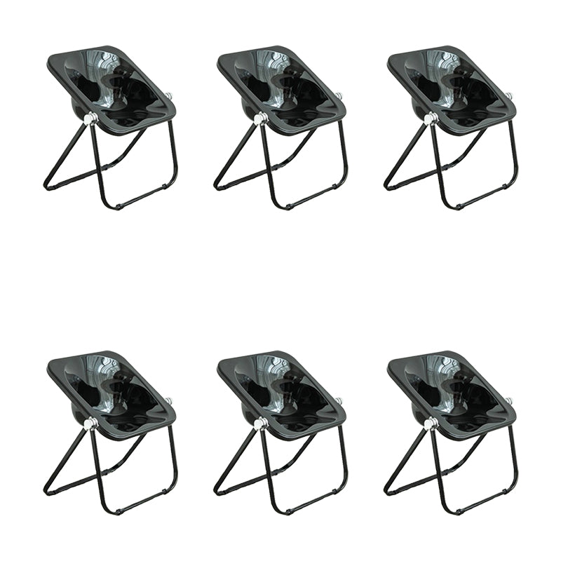 Modern Style Dining Chair Plastic Folding Side Chair for Dining Room