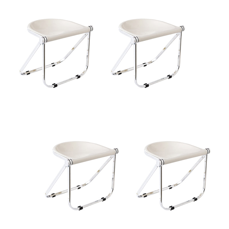 Modern Style Dining Chair Plastic Folding Side Chair for Dining Room