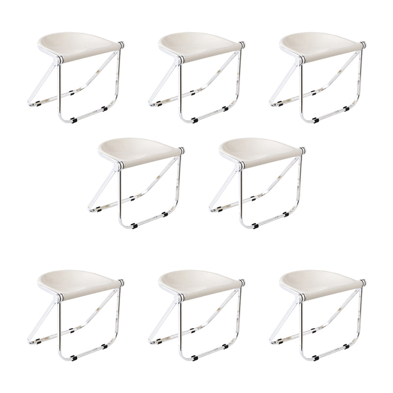 Modern Style Dining Chair Plastic Folding Side Chair for Dining Room