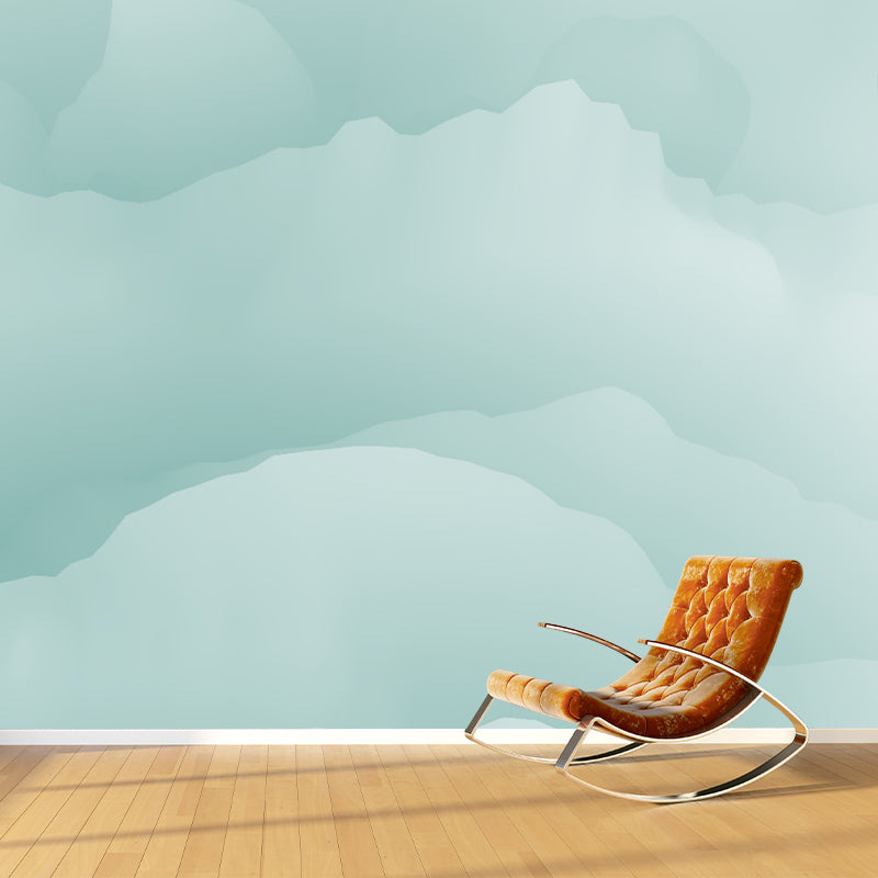 Mildew Resistant Abstract Style Mural Illustration Sitting Room Wall Mural