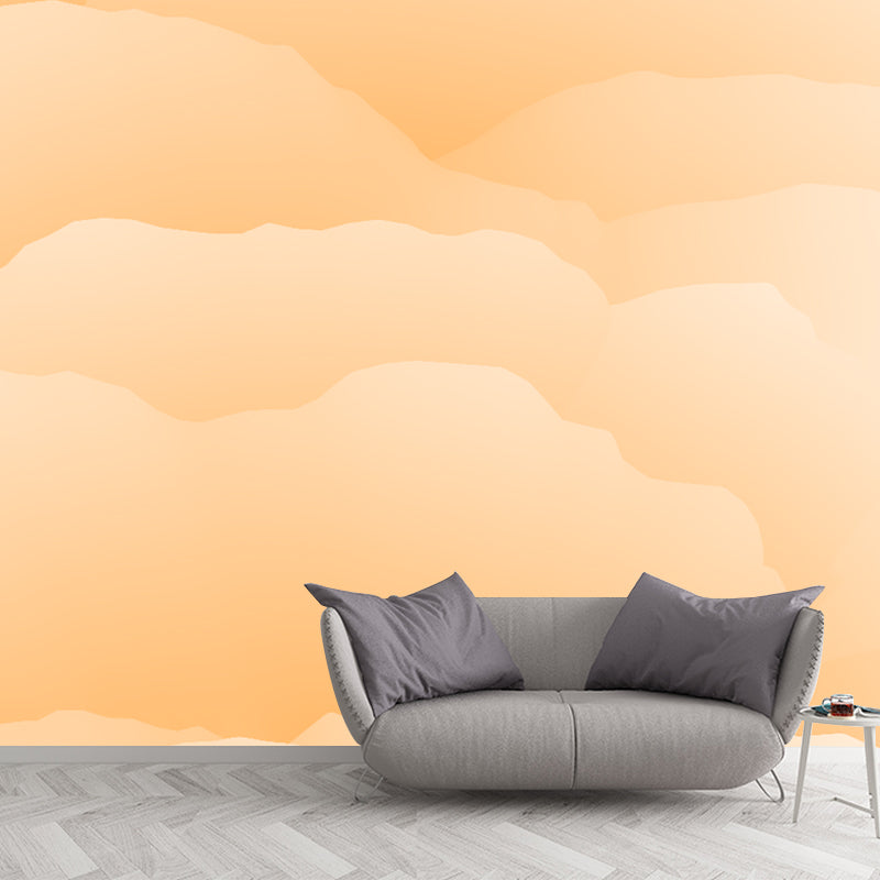 Mildew Resistant Abstract Style Mural Illustration Sitting Room Wall Mural