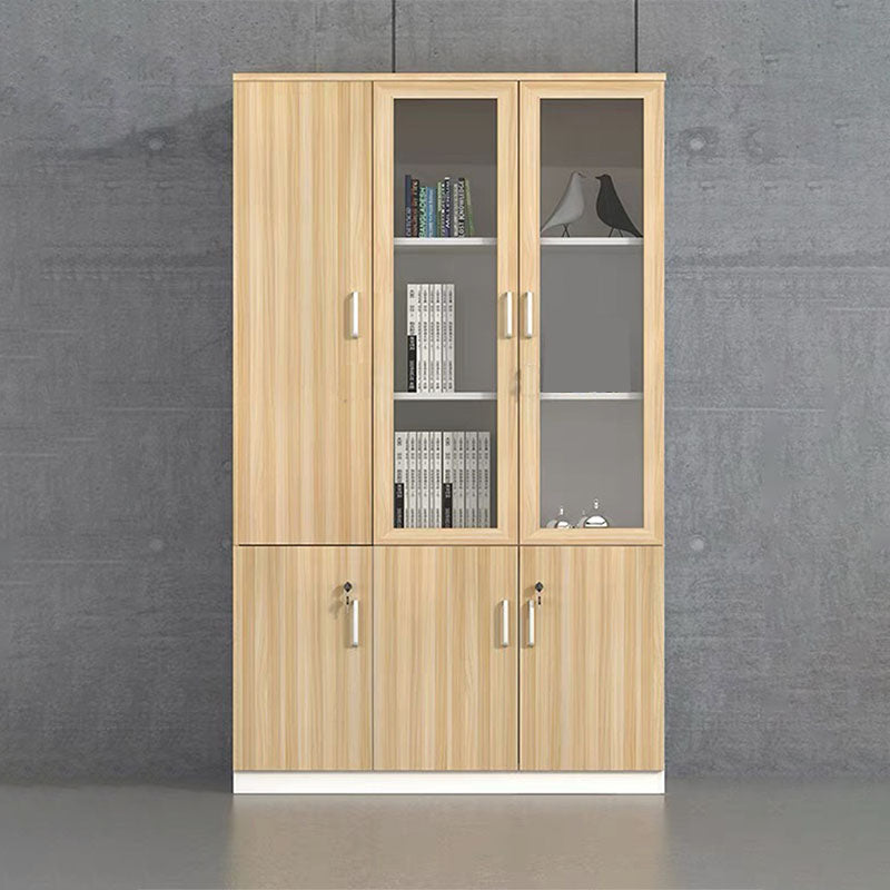 Medieval Modern File Cabinet Wooden Frame Storage Vertical File Cabinet