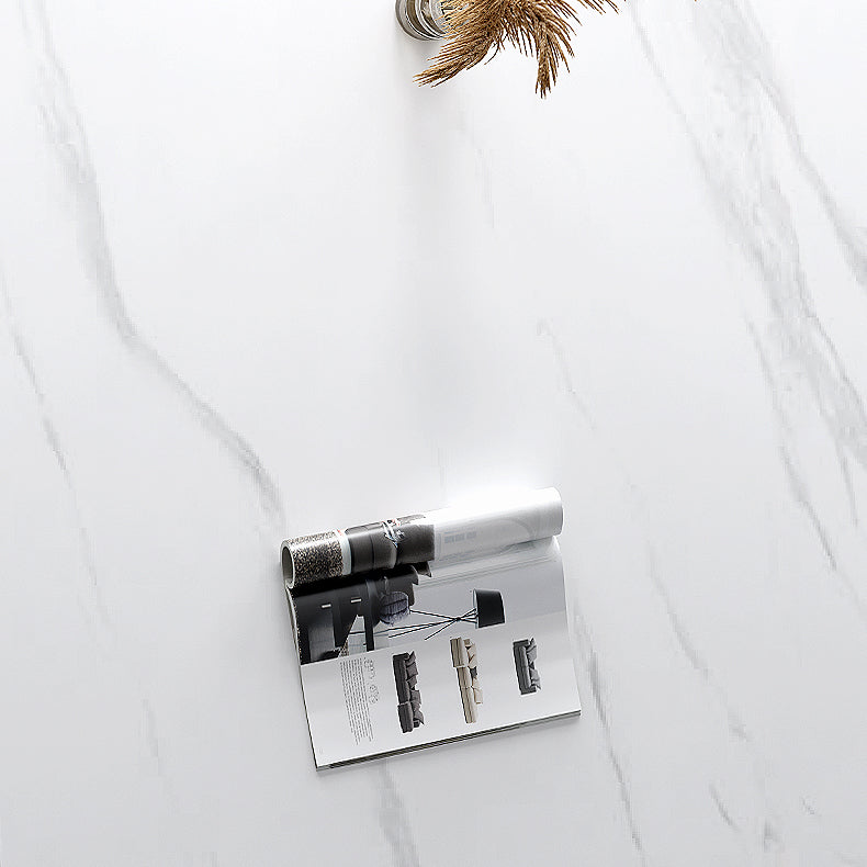 5/7 Pcs Contemporary Stone Rectangle Shape Dinette Table with Upholstered Chair