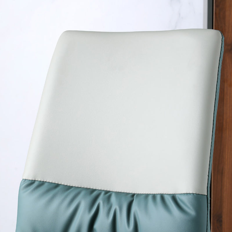 Nordic Armrest Backrest Cushion Chair with Metal Legs for Dining Room