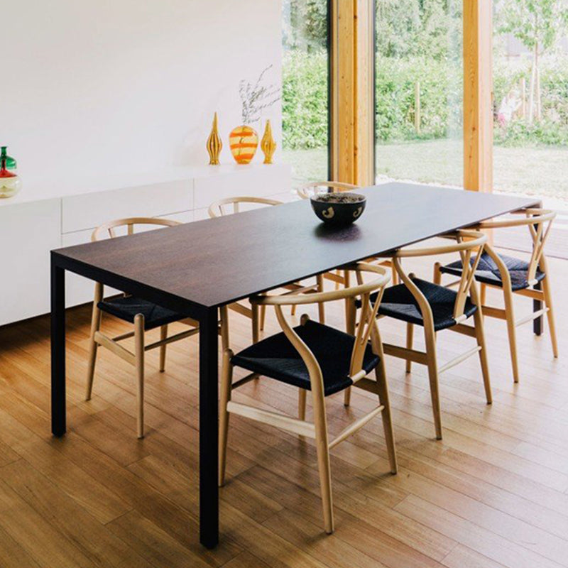 Solid Wood Frame Dining Arm Chair Modern Indoor Chair for Dining Room