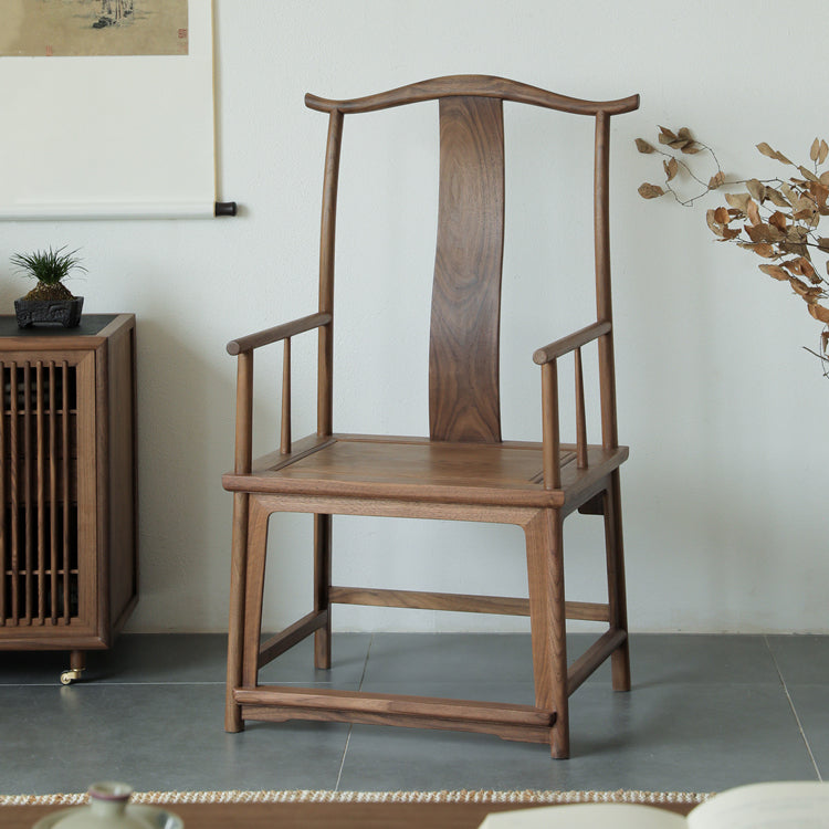 Traditional Kitchen Dining Chair High Back Solid Wood Dining Chair