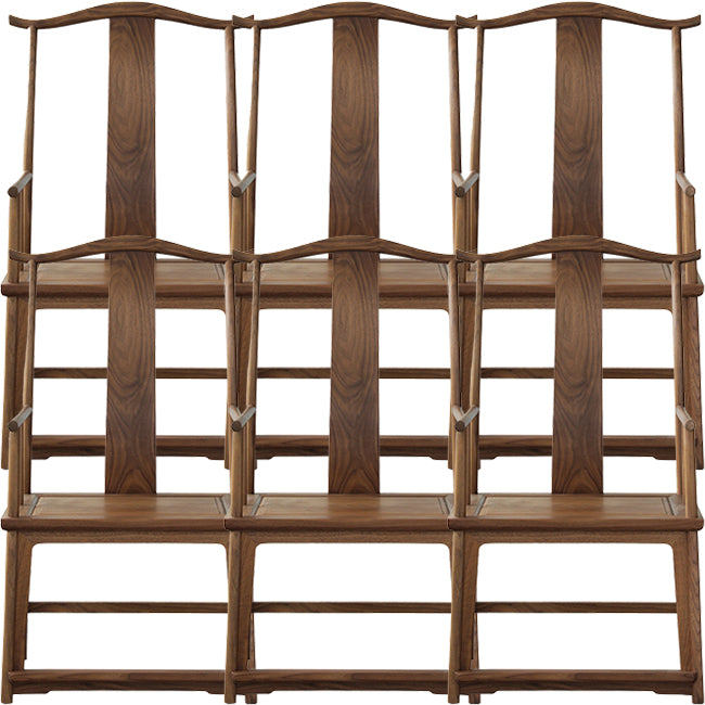 Traditional Kitchen Dining Chair High Back Solid Wood Dining Chair