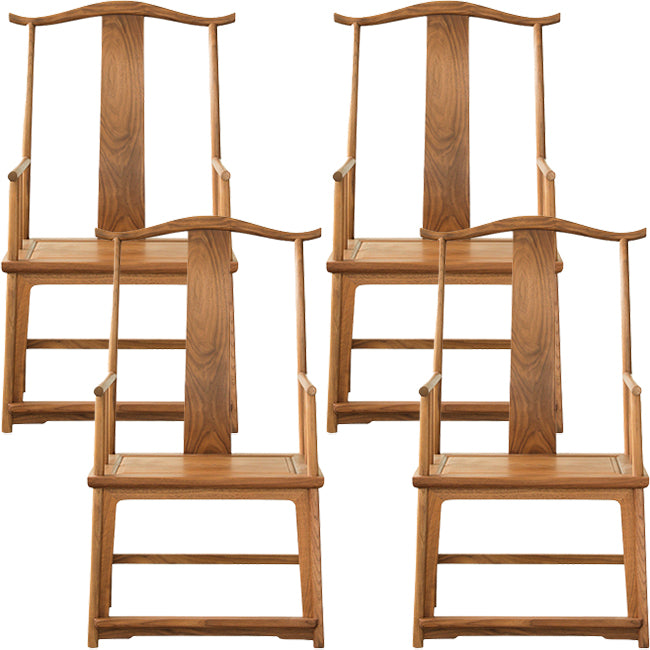 Traditional Kitchen Dining Chair High Back Solid Wood Dining Chair