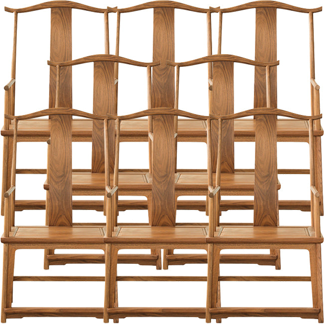 Traditional Kitchen Dining Chair High Back Solid Wood Dining Chair